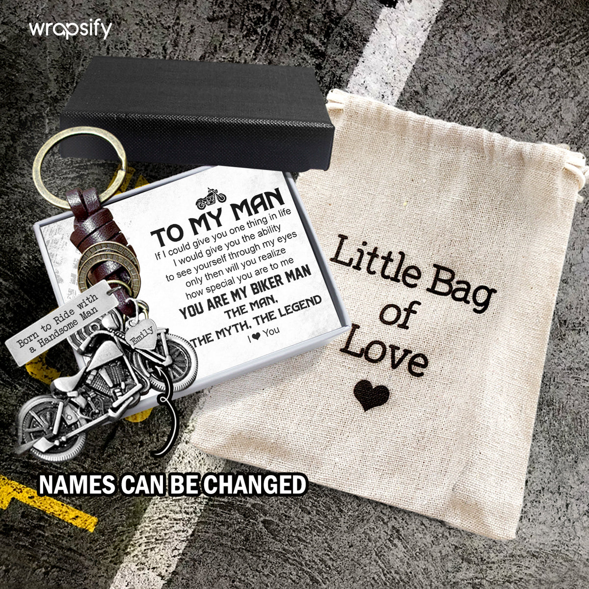 Personalized Motorcycle Keychain - Biker - To My Man - How Special You Are To Me - Gkx26025