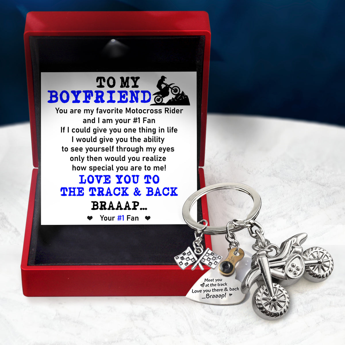 Dirt Bike Rider & Motocross Rider - Biker - To My Boyfriend - How Special You Are To Me - Gkex12007