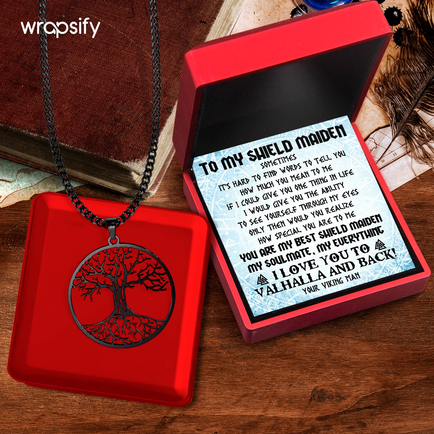 Tree Of Life Necklace - Viking - To My Shield Maiden - How Special You Are To Me - Gnyb13004