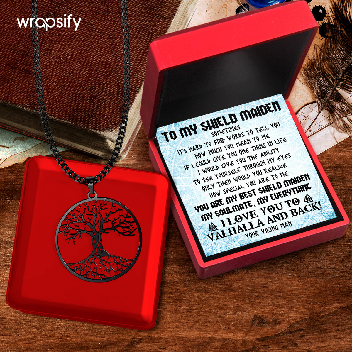 Tree Of Life Necklace - Viking - To My Shield Maiden - How Special You Are To Me - Gnyb13004