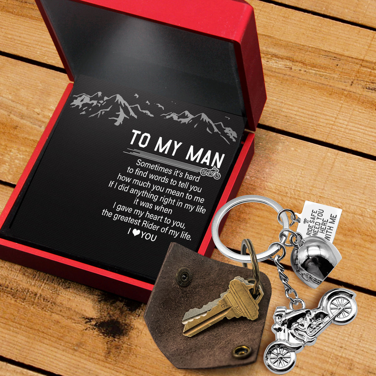 Motorcycle Quotes Keychains Christmas Motorcycle Keychain: A Gift He'll Treasure – Wrapsify