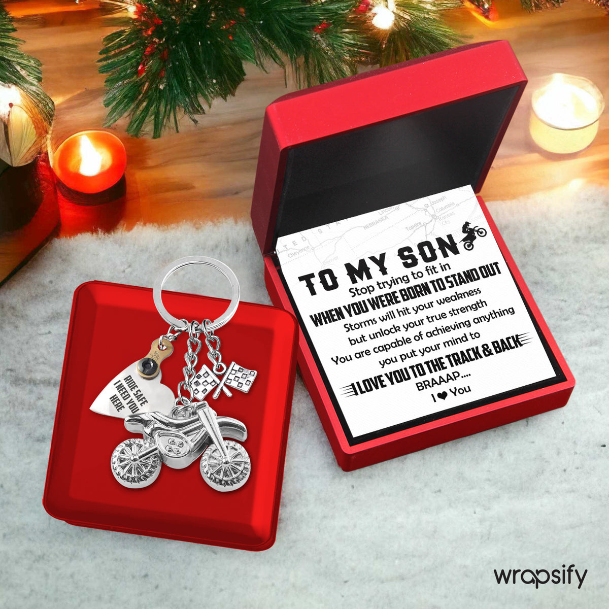 Dirt Bike Rider & Motocross Rider - Biker - To My Son - You Are Capable Of Achieving Anything - Gkex16003