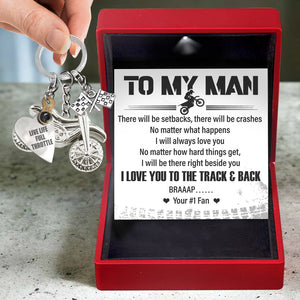 Dirt Bike Rider & Motocross Rider - Biker - To My Man - I Will Be There Right Beside You - Gkex26002