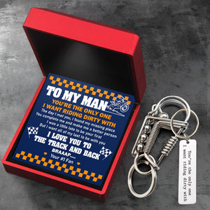 Key Buckle Hanging - Dirt Bike - To My Man - You're The Only One I Want Riding Dirty With - Gawl26001