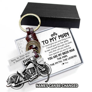 Personalized Motorcycle Keychain - Biker - To My Man - How Special You Are To Me - Gkx26025