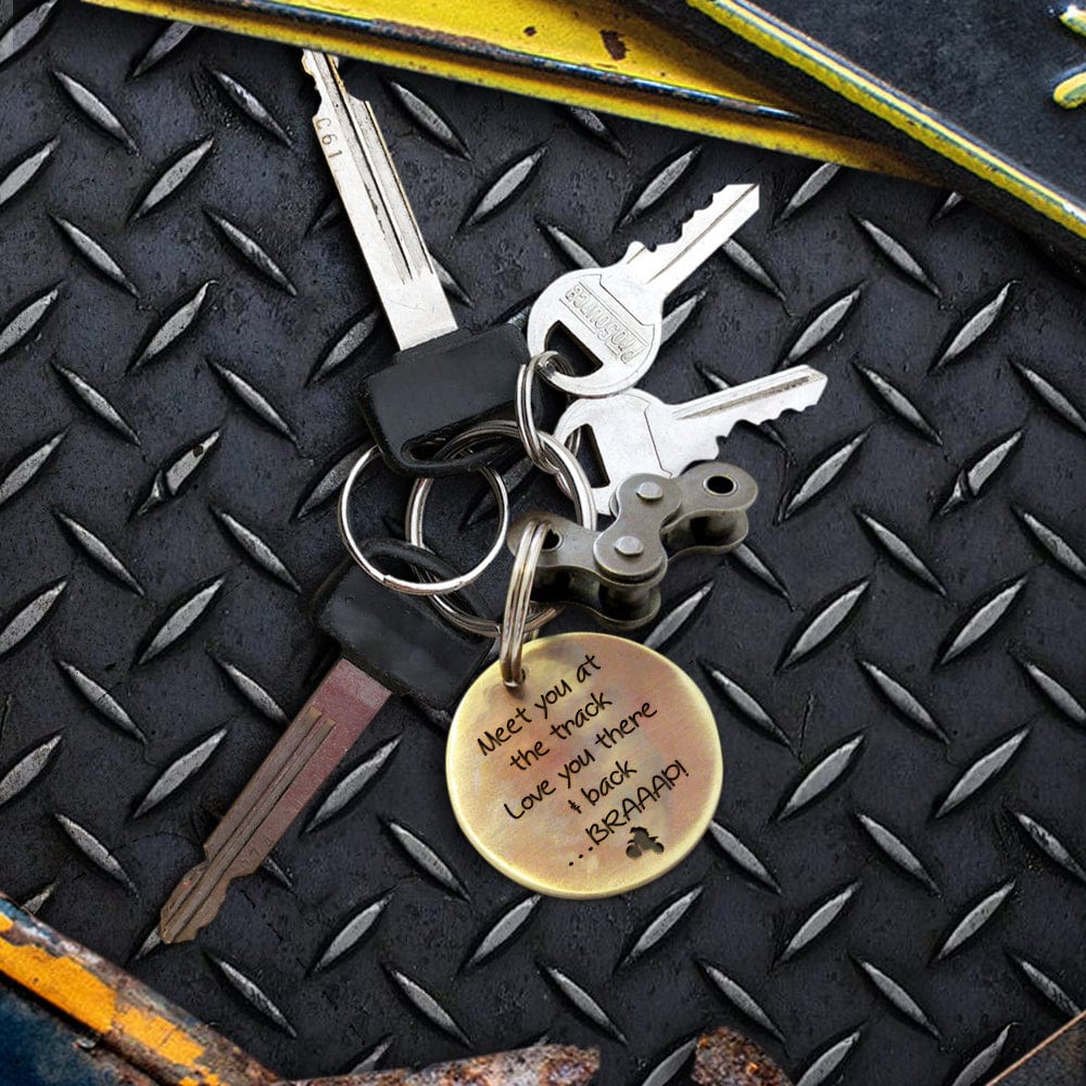 Motocross Keychain - Biker - To My #1 Motocrosser - I Will Be There Right Beside You - Gkbf12001