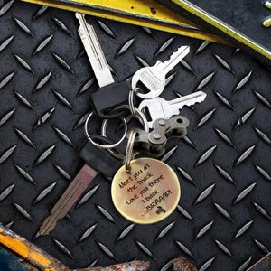 Motocross Keychain - Biker - To My #1 Motocrosser - I Will Be There Right Beside You - Gkbf12001