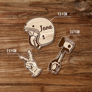 Motorcycle Ornament - Biker - To My Loved One - Best Biker Family Ever - Gam13001