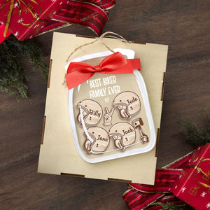 Motorcycle Ornament - Biker - To My Loved One - Best Biker Family Ever - Gam13001