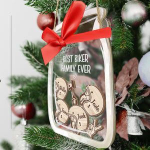 Motorcycle Ornament - Biker - To My Loved One - Best Biker Family Ever - Gam13001