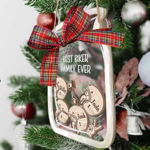 Motorcycle Ornament - Biker - To My Loved One - Best Biker Family Ever - Gam13001