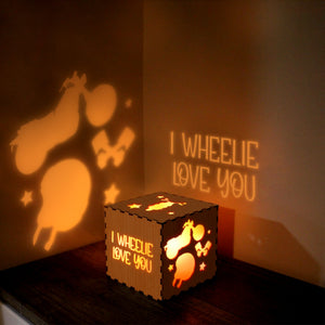 Motorcycle Wooden Box - Biker - To My Loved One - I Wheelie Love You - Gao13001