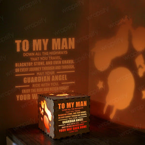 Motorcycle Wooden Box - Biker - To My Man - Enjoy The Ride And Never Forget Your Way Back Home - Gyl26002
