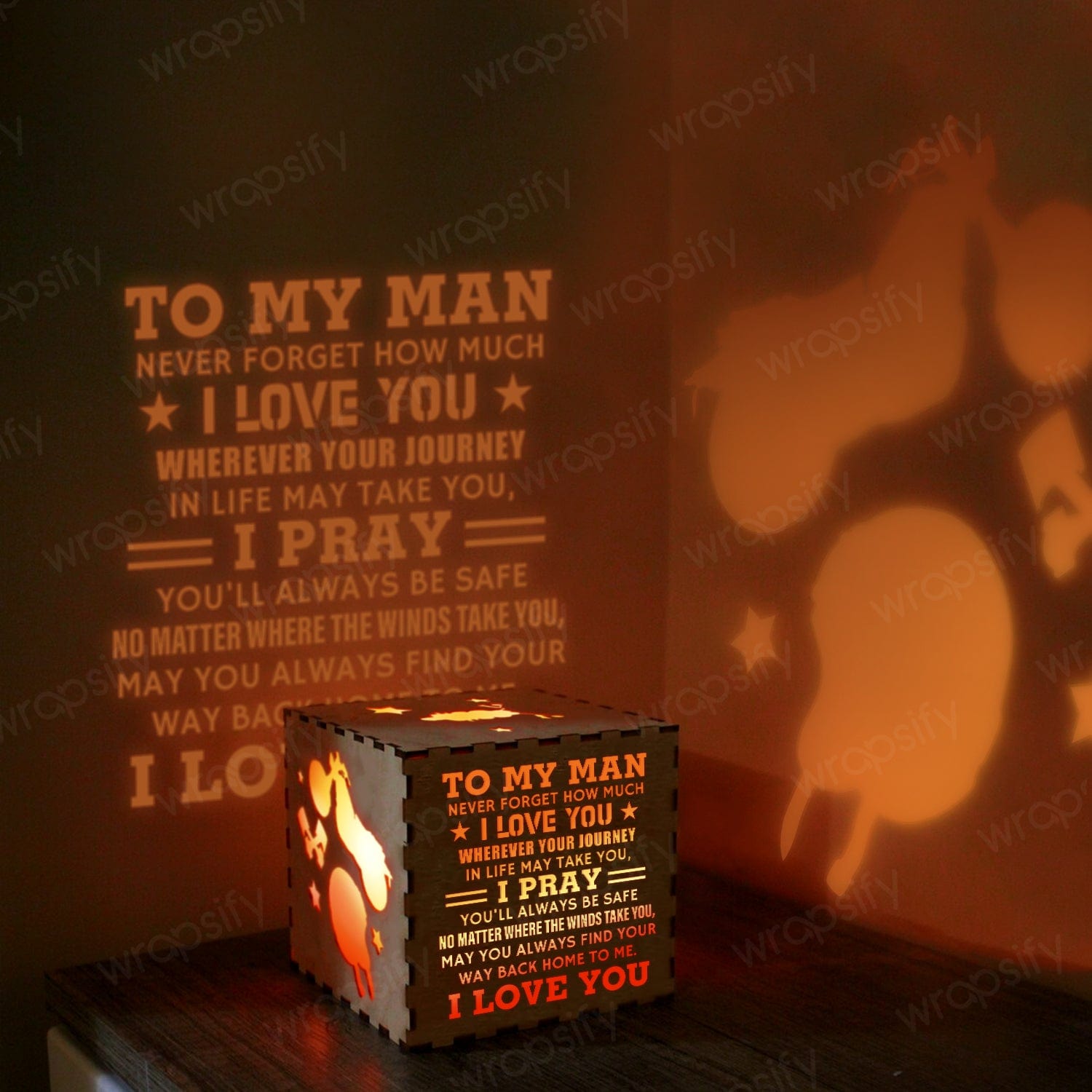 Motorcycle Wooden Box - Biker - To My Man - I Pray You'll Always Be Safe - Gyl26001