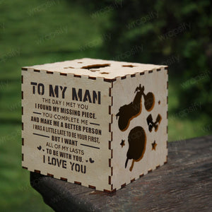 Motorcycle Wooden Box - Biker - To My Man - You Complete Me And Make Me A Better Person - Gyl26004