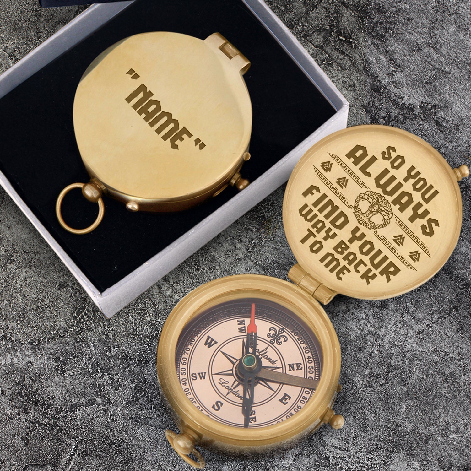 Personalized Engraved Compass - Gpb26040