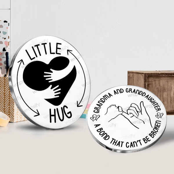 Pocket Hug - Family - To My Granddaughter - Never Forget That I Love You -  Gnqc23001