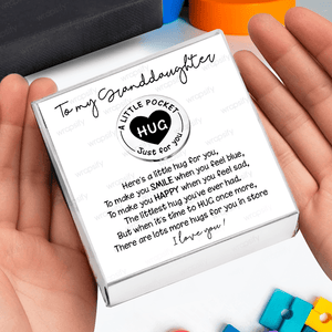 Pocket Hug - Family - To My Granddaughter - You Are My Sunshine - Gnqc23002