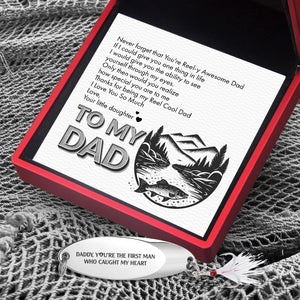 Sequin Fishing Bait - Fishing - To My Dad - I Love You So Much - Gfab18003