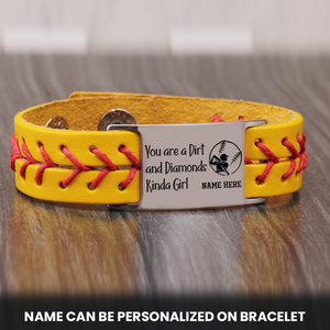 Personalized Softball Bracelet - Softball - To My Daughter - From Mom - Your No.1 Fan - Gbzk17001