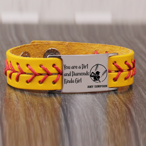 Personalized Softball Bracelet - Softball - To My Daughter - From Mom - Your No.1 Fan - Gbzk17001