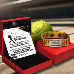 Softball Bracelet - Softball - To My Daughter - I Love You For The Amazing Softball Player, You Are Today - Gbzk17019