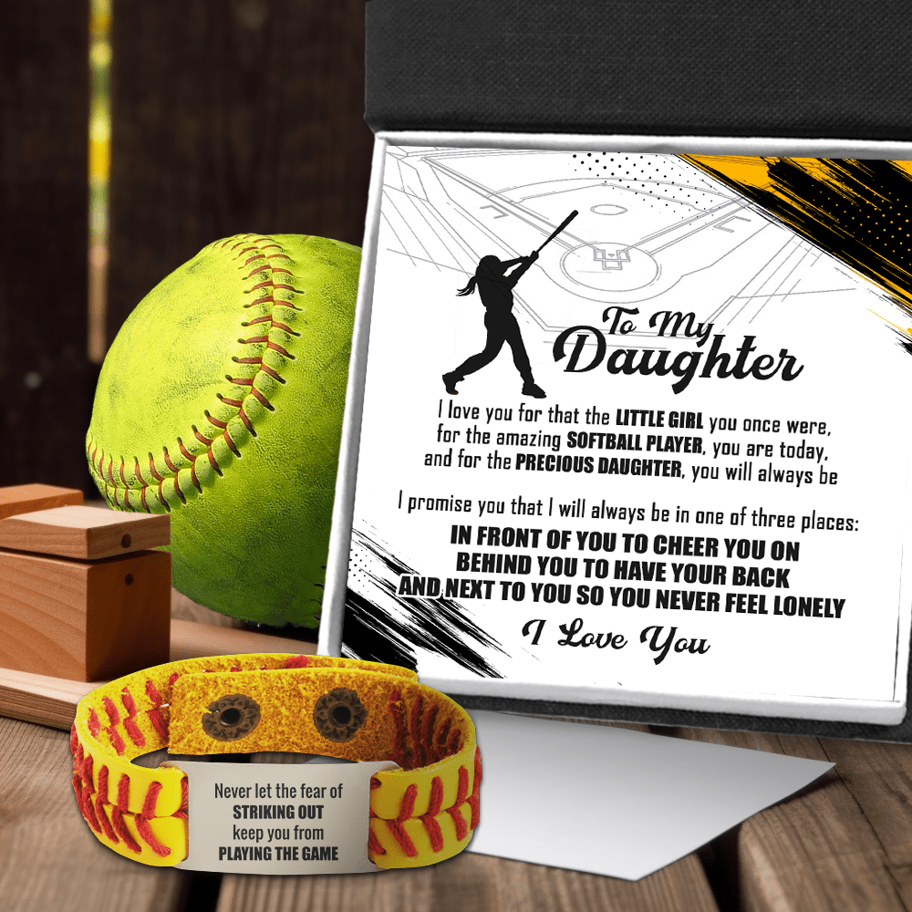 Softball Bracelet - Softball - To My Daughter - I Love You For The Amazing  Softball Player, You Are Today - Gbzk17019, image size:1000x1000