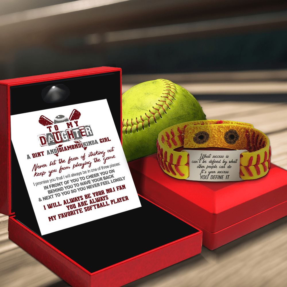 Softball Bracelet - Softball - To My Daughter - I Will Always Be Your No.1 Fan - Gbzk17023
