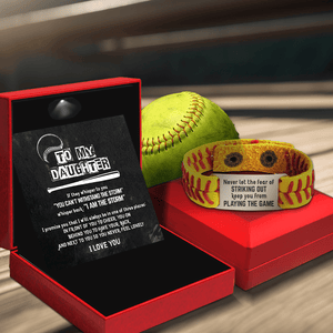 Softball Bracelet - Softball - To My Daughter - You Can't Withstand The Storm - Gbzk17018