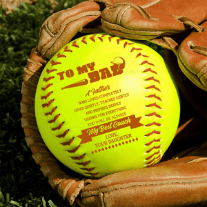 Softball - Softball - To My Dad - From Daughter - My Best Coach - Gas18027