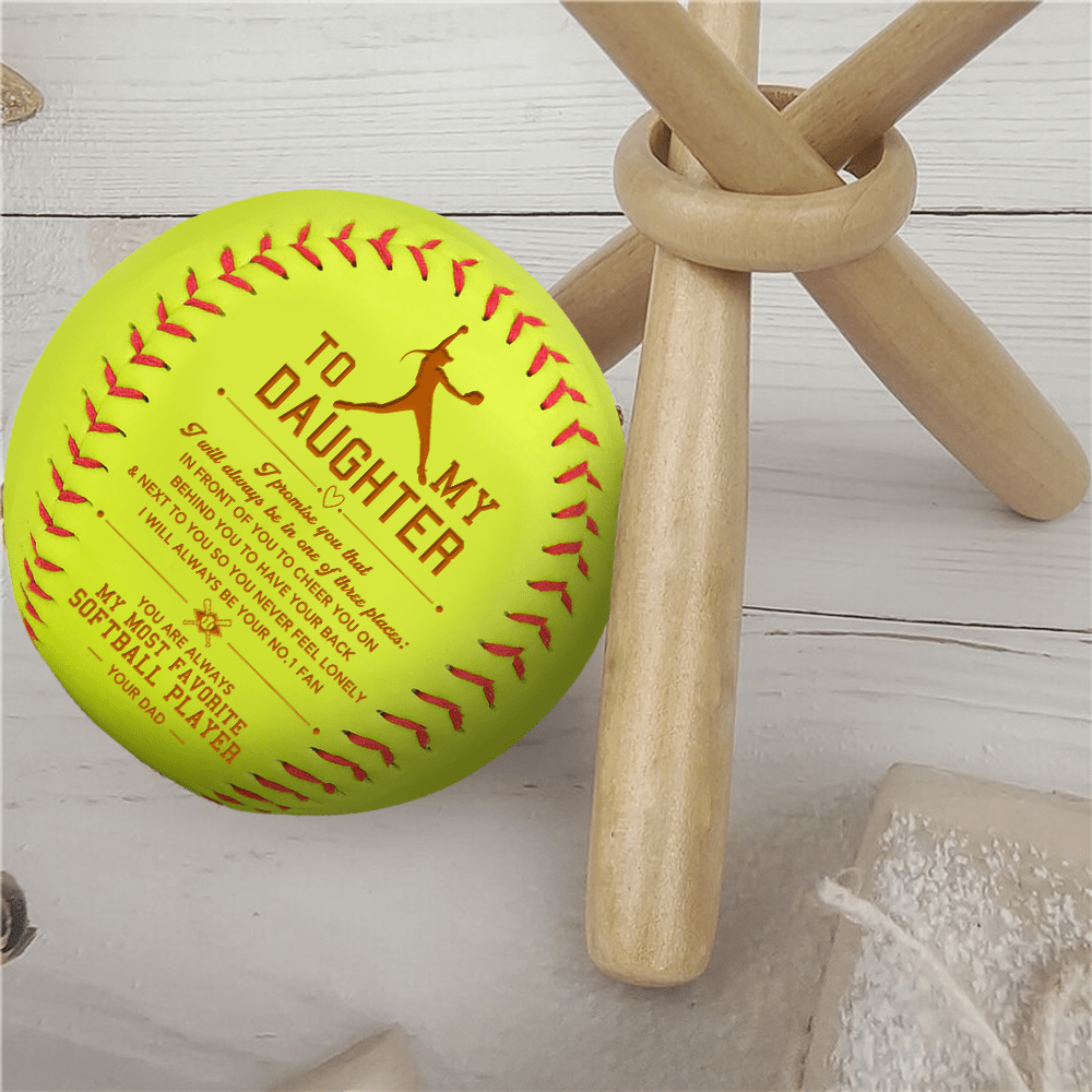 Softball - Softball - To My Daughter - From Dad - I Will Always Be Your No.1 Fan - Gas17022