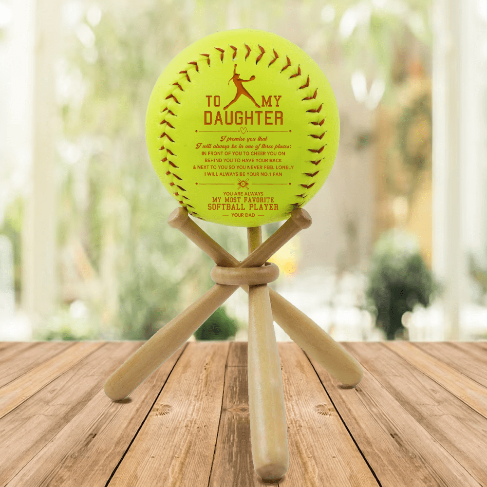 Softball - Softball - To My Daughter - From Dad - I Will Always Be Your No.1 Fan - Gas17022