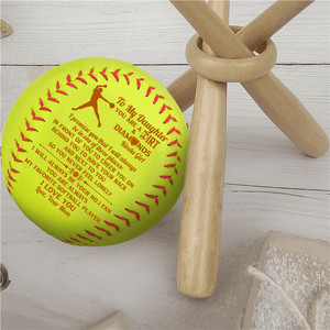 Softball - Softball - To My Daughter - From Mom - You Are A Dirt And Diamonds Kinda Girl - Gas17020