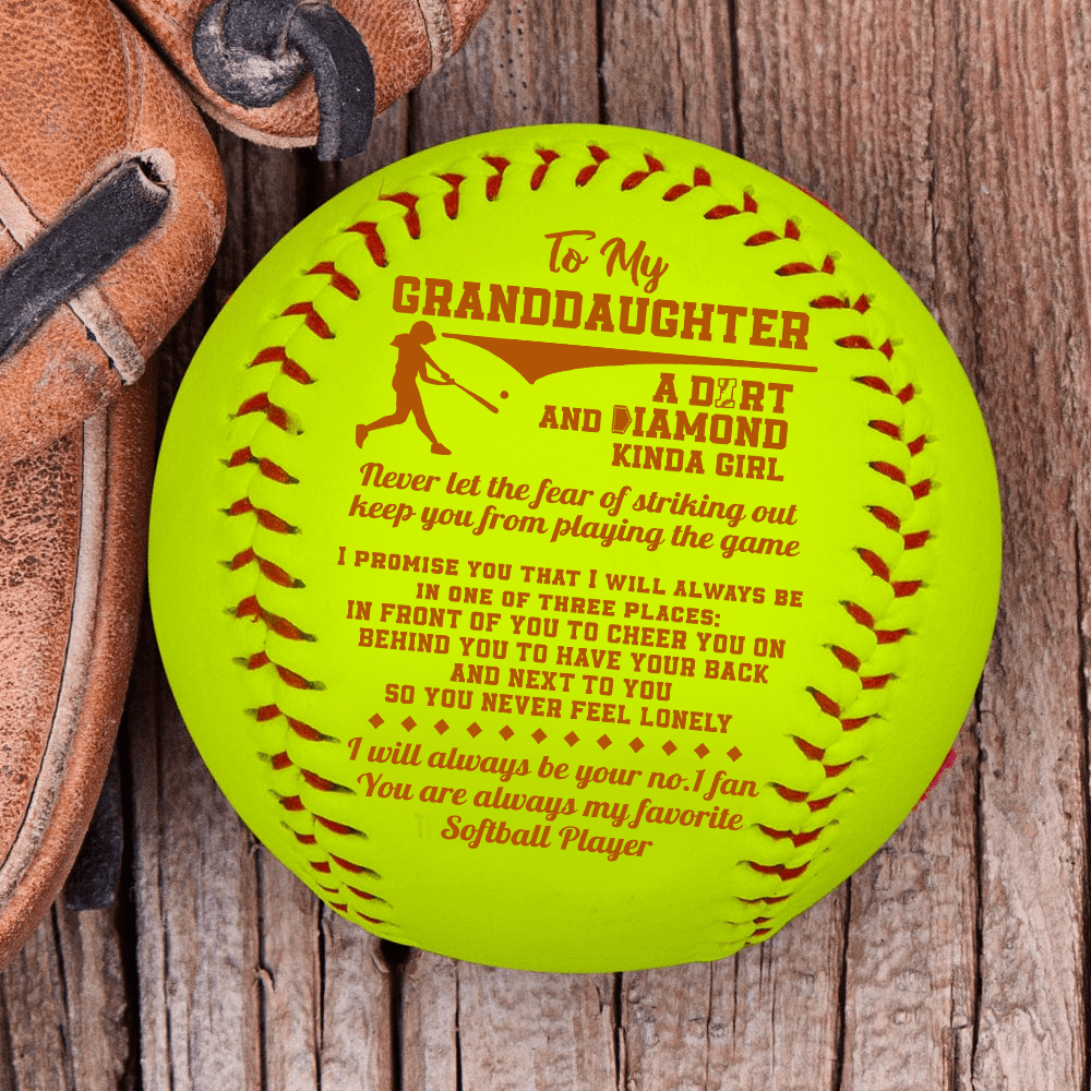 Softball - Softball - To My Granddaughter - I Will Always Be Your No.1 Fan - Gas23003