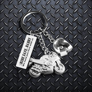 Superbike Helmet Keychain - Biker - To My Dad - I'm Grateful For The Time We've Spent Together On The Road - Gkwg18002