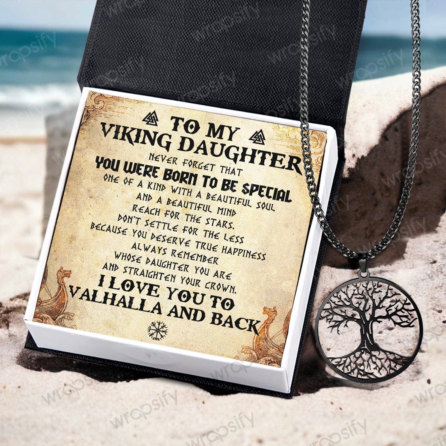 Tree Of Life Necklace - Viking - To My Daughter - You Were Born To Be Special - Gnyb17003