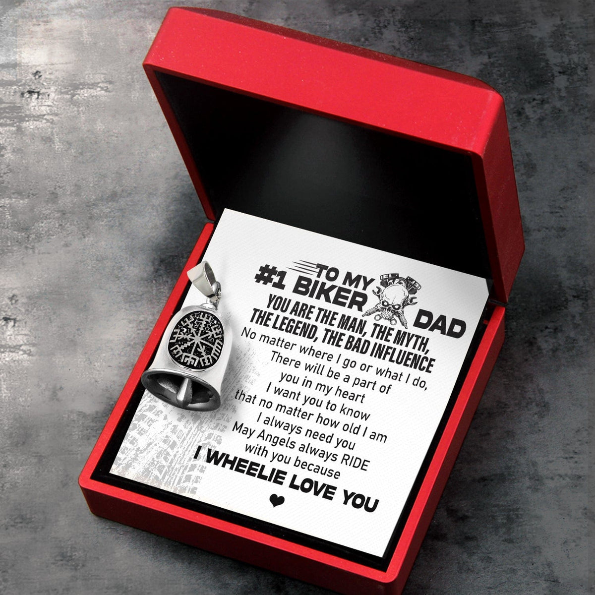 Viking Compass Bell - Biker - To My Dad - I Always Need You - Gnzv18005