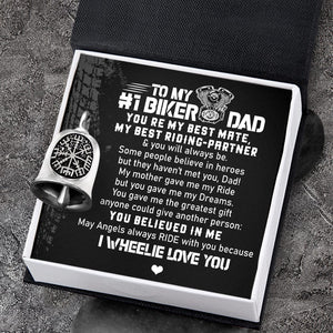 Viking Compass Bell - Biker - To My Dad - May Angels Always Ride With You - Gnzv18002