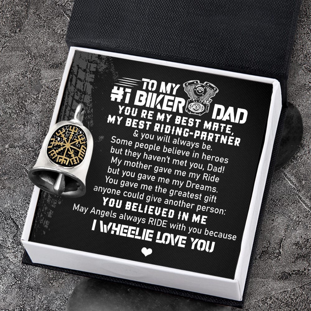 Viking Compass Bell - Biker - To My Dad - May Angels Always Ride With You - Gnzv18002
