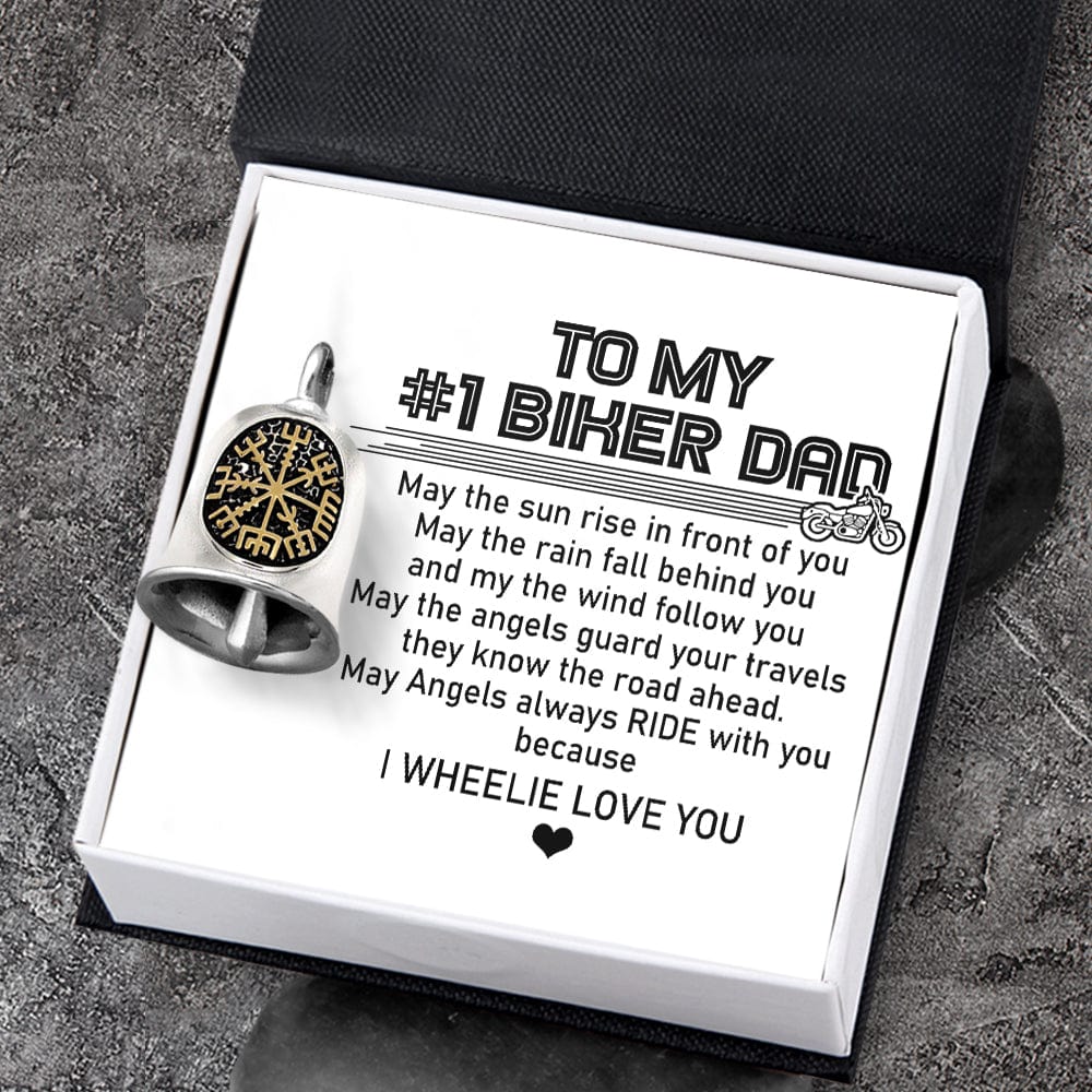 Viking Compass Bell - Biker - To My Dad - May Angels Always Ride With You - Gnzv18004