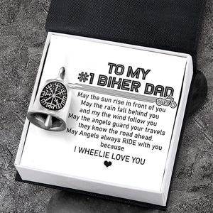Viking Compass Bell - Biker - To My Dad - May Angels Always Ride With You - Gnzv18004