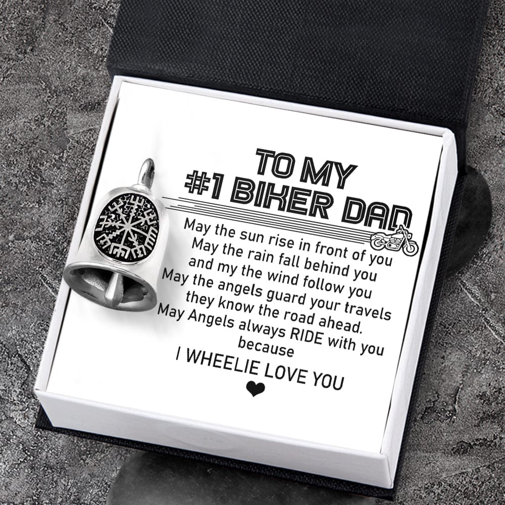 Viking Compass Bell - Biker - To My Dad - May Angels Always Ride With You - Gnzv18004