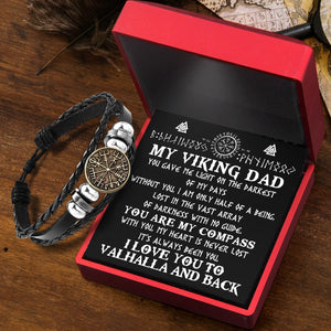 Viking Compass Bracelet - Viking - To My Dad - You Are My Compass - Gbla18004