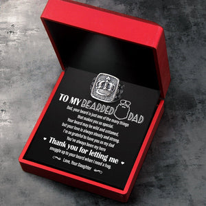 Vintage Crown Ring - Beard - To My Bearded Dad - You've Always Been My Hero - Grd18012
