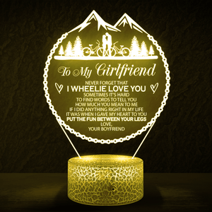 3D Led Light - Cycling - To My Girlfriend - I Gave My Heart To You - Glca13031