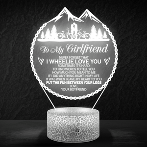 3D Led Light - Cycling - To My Girlfriend - I Gave My Heart To You - Glca13031