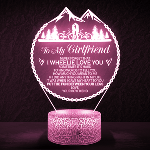 3D Led Light - Cycling - To My Girlfriend - I Gave My Heart To You - Glca13031