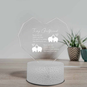 3D Led Light - Dachshund - To My Girlfriend - The Way I Love You - Glca13014