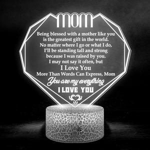 3D Led Light - Family - To My Mom - The Greatest Gift In The World - Glca19069