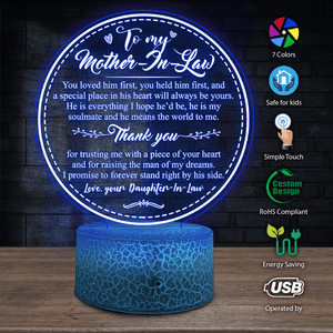 Happy Mother's Day Acrylic LED Lit Plaque